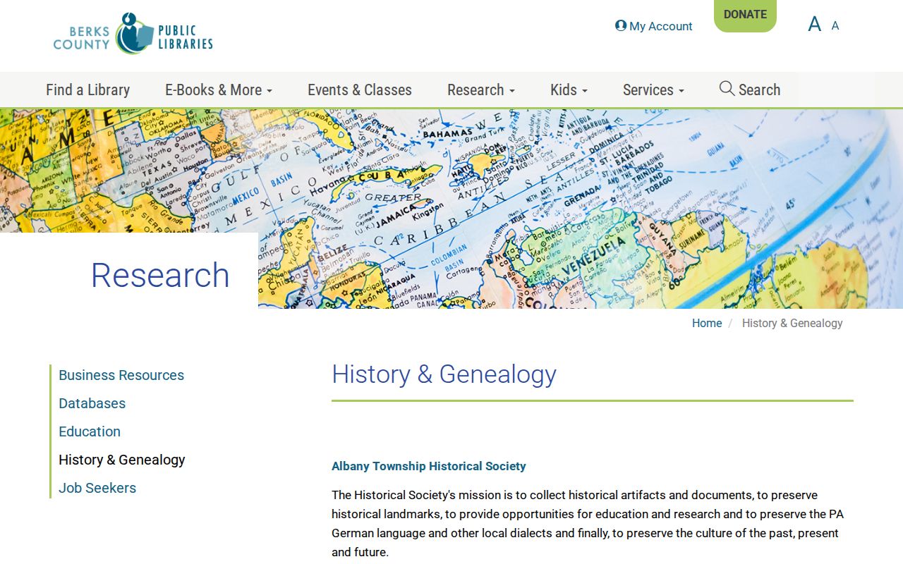 Spring Township city directory research route at Berks County Public Libraries