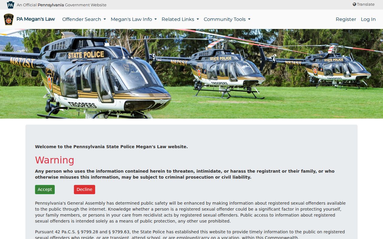 Spring Township neighbors public safety limits on Pennsylvania registry search